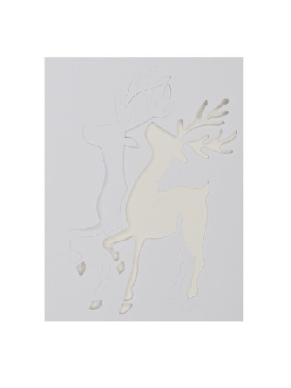 24cm Reusable Christmas Themes Spray Snow Window Stencil — image 10