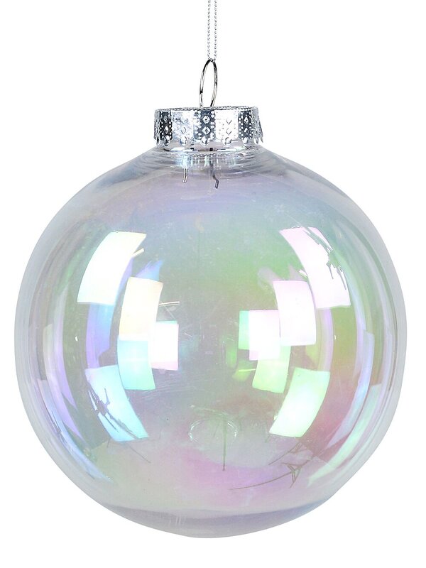 2x Lustrous Clear Grand Iridescent Soap Bubble Baubles | 15cm — image 6