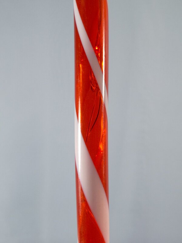 3 Red LED Candy Cane Solar Stake Lights - 50cm — image 3