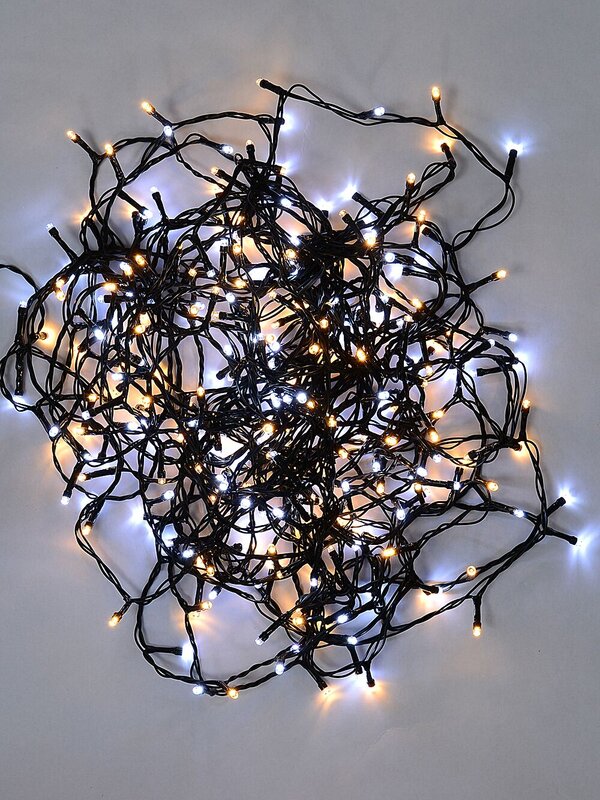 300 Warm & Cool White LED 15m String Fairy Light — image 3