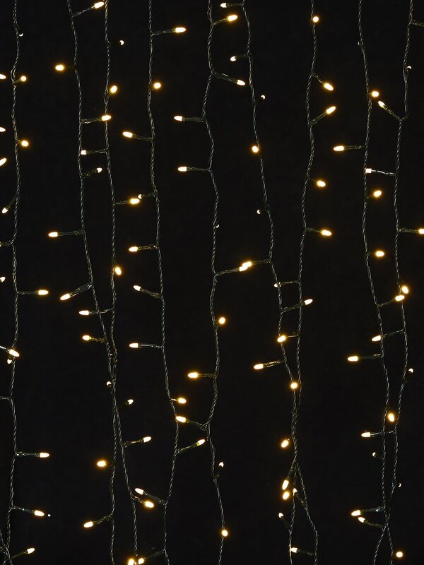 300 Warm White Bullet Bulb Led String Light - 15m
