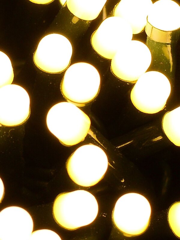 300 Warm White LED Mini Round Bulb Christmas Fairy String Lights - 30m — image 3