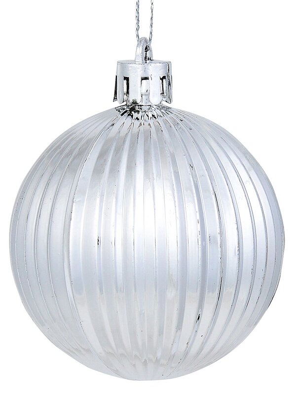 32x Lustrous Silver Essential & Grand Mixed Finish Baubles | 60mm & 15cm — image 6