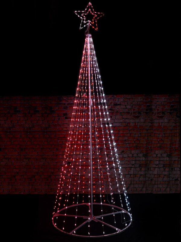 3.6m Outdoor Digital LED Gigantic Conical 3D Christmas Tree With App Control — image 11