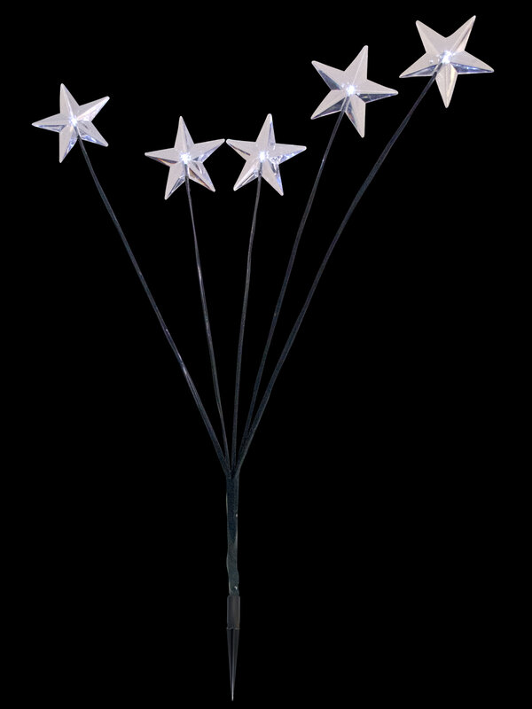 4 x Cool White Lighting Connect Super Bright LED Garden Stake Lights With Stars - 70cm — image 3