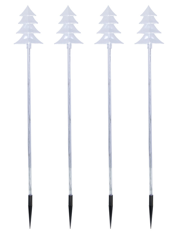4 x Tree Tube Lighting Connect Stake with 20 Green bulbs - 70cm — image 2
