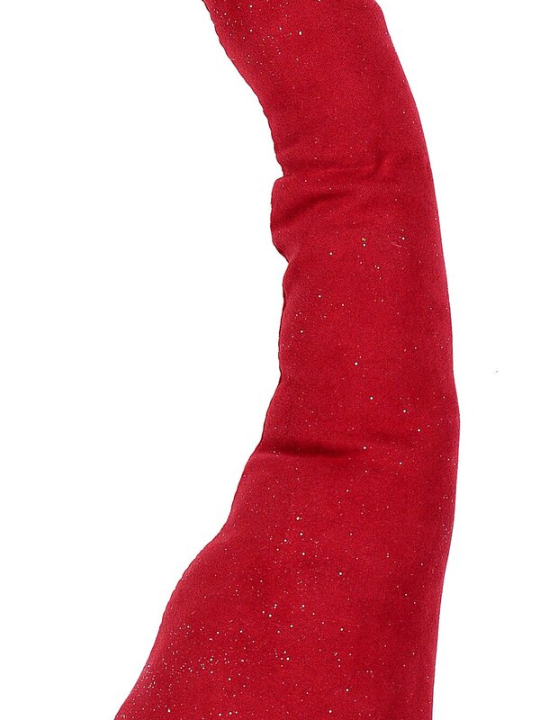 40cm Red Santa Hat With Holly & Fur Brim Christmas Tree Top Decoration