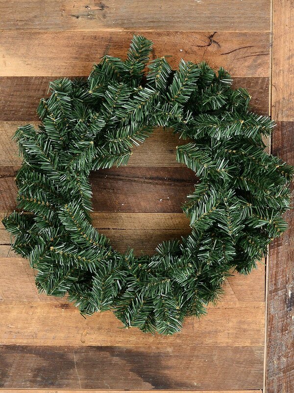 48cm Mayfair Lush Fir Evergreen Christmas Wreath | 128 Tips — image 2