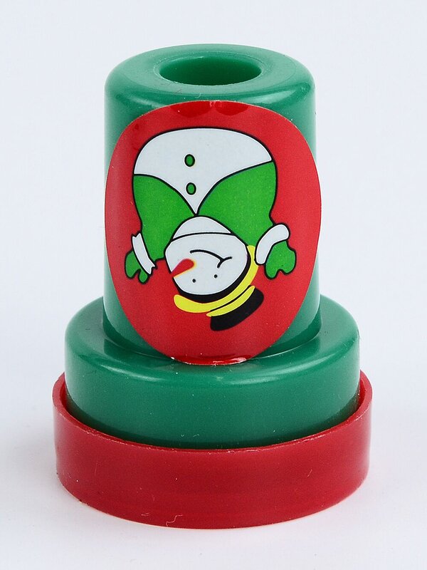 5 Mini Christmas Themed Self-Inking Red Stampers — image 4