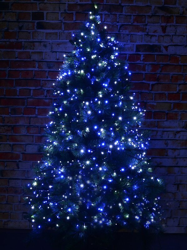 500 Blue & Cool White LED String Fairy Lights 8 Function With Timer | 25m — image 5