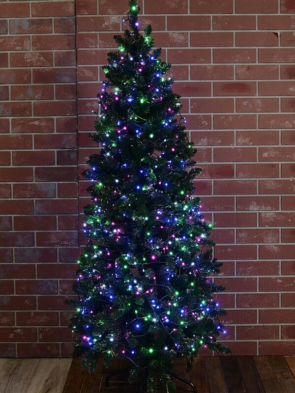 500 Multi Pastel Colours LED Concave Bulb Christmas Fairy String Lights - 25m — image 5