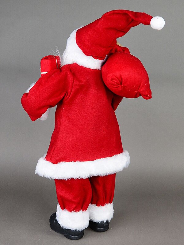 72cm Traditional Santa Claus With Present & Gift Sack Decorative Ornament — image 4