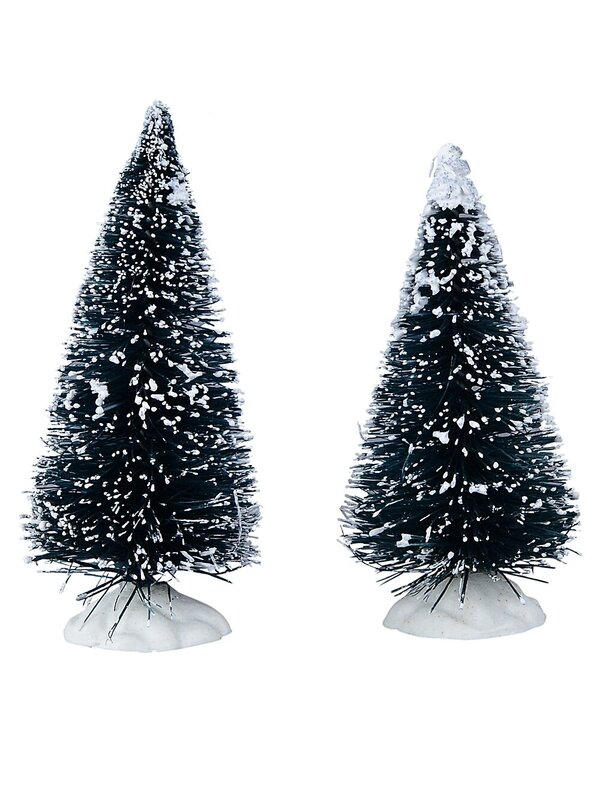 7x Santa & Family Park Village Scene | 10cm Tree — image 6