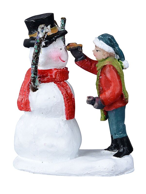 8 Piece Building Snowmen In The Frosty Tree Park Christmas Figurines — image 4