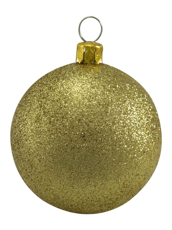 Assorted Glittered & Patterned Chocolate, Gold & Copper Baubles - 9 x 60mm — image 3