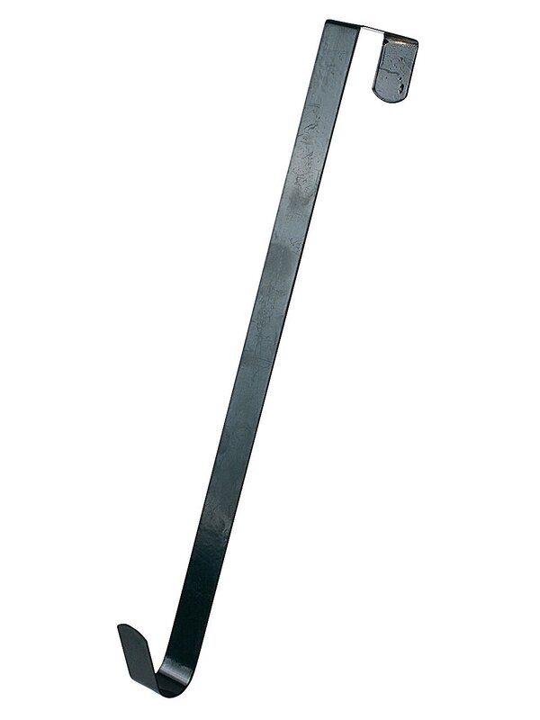 Assorted Red Or Green Metal Wreath Hanger | 36cm Over Door Hook Holds 11kg — image 5