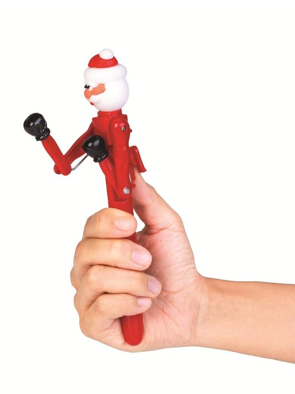 Assorted Santa, Snowman Or Reindeer Novelty Boxing Pen — image 2