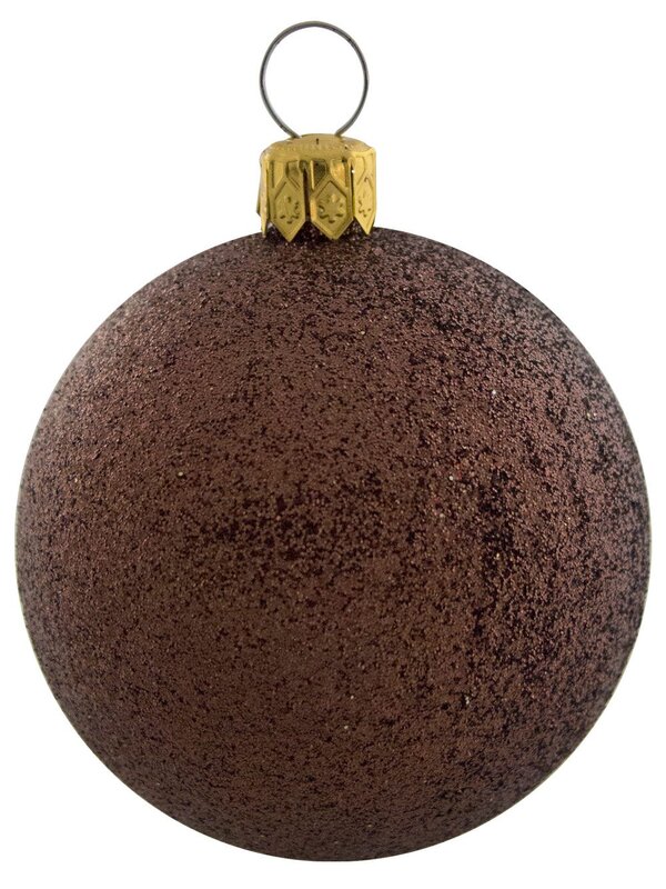 Chocolate & Copper Baubles In Assorted Styles - 9 x 60mm — image 4