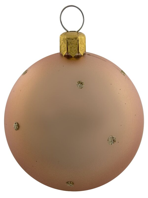 Chocolate & Copper Baubles In Assorted Styles - 9 x 60mm — image 2