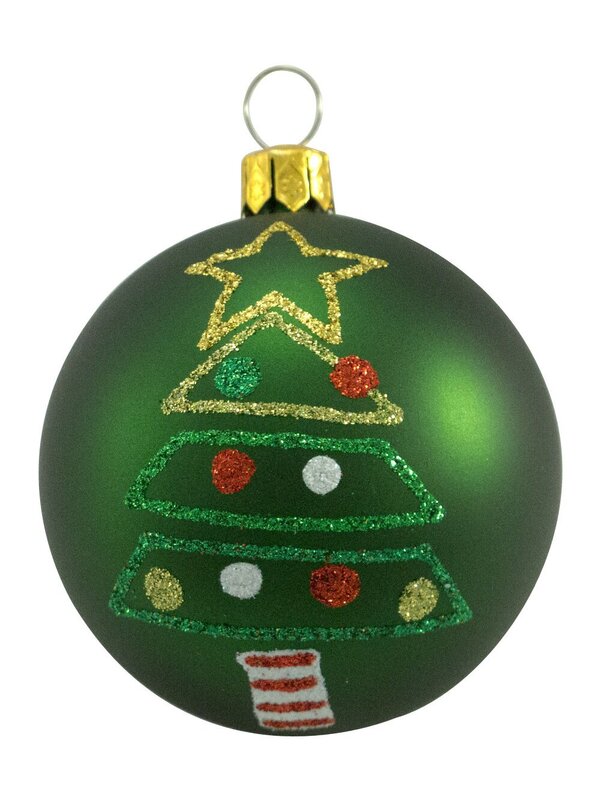 Classic Christmas Coloured Baubles - 9 x 60mm — image 3
