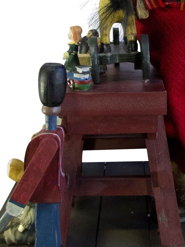 Decorative Santa At Workshop Desk With Toys - 55cm — image 9