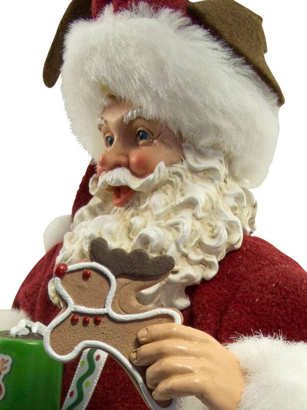 Decorative Santa With Reindeer Cookie Mug & Hat - 29cm — image 6