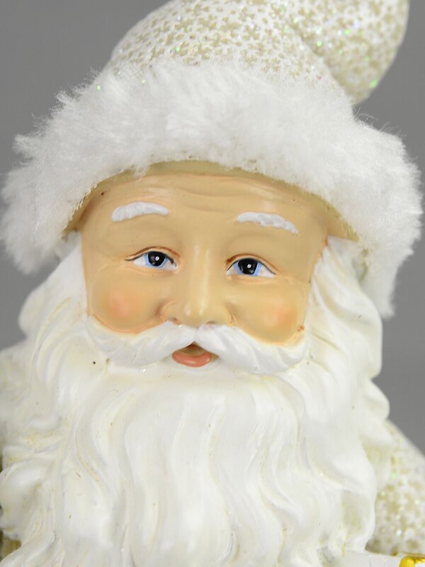 Gorgeous Waving Santa Ceramic Ornament - 24cm — image 3