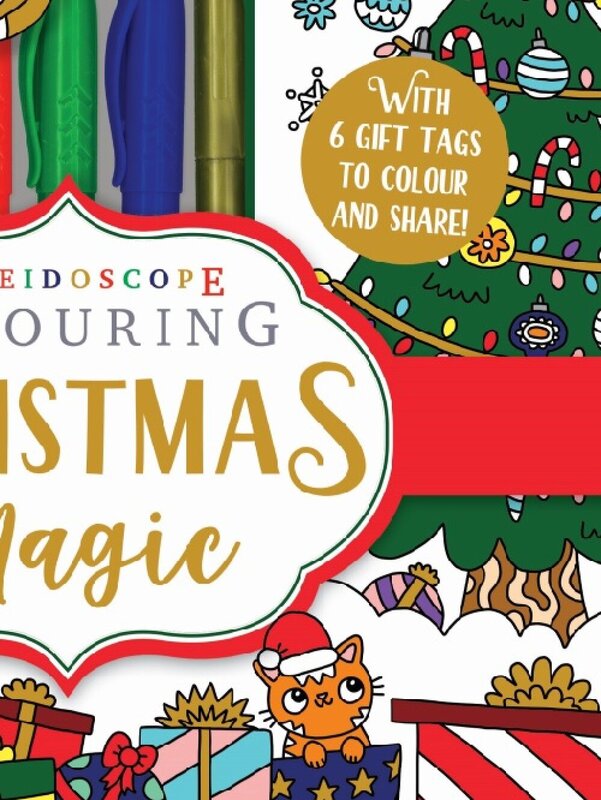 Kaleidoscope Christmas Colouring Book & Magic Kit — image 6