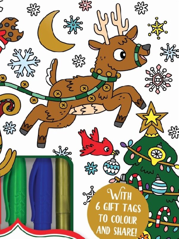 Kaleidoscope Christmas Colouring Book & Magic Kit — image 3