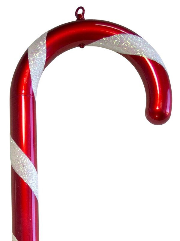 Large Red & White Display Candy Cane - 88cm — image 3