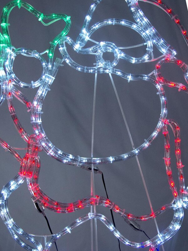 LED Waving Santa Rope Light Silhouette - 80cm — image 5
