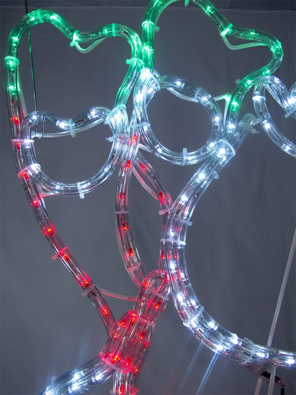 LED Waving Santa Rope Light Silhouette - 80cm — image 8