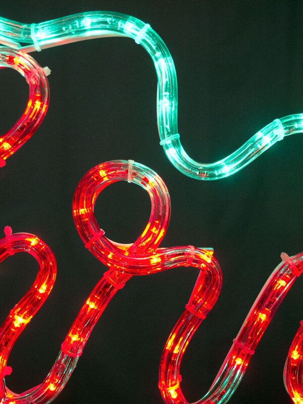 Merry Christmas With Border LED Rope Light Silhouette - 1.5m — image 5