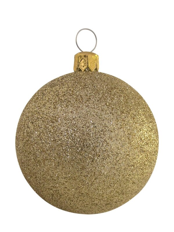 Metallic, Matte, Glitter & Pearl Gold Baubles - 16 x 60mm