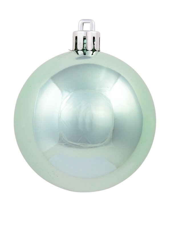 Mint Green Matte, Glitter & Shiny Baubles - 12 x 60mm — image 4