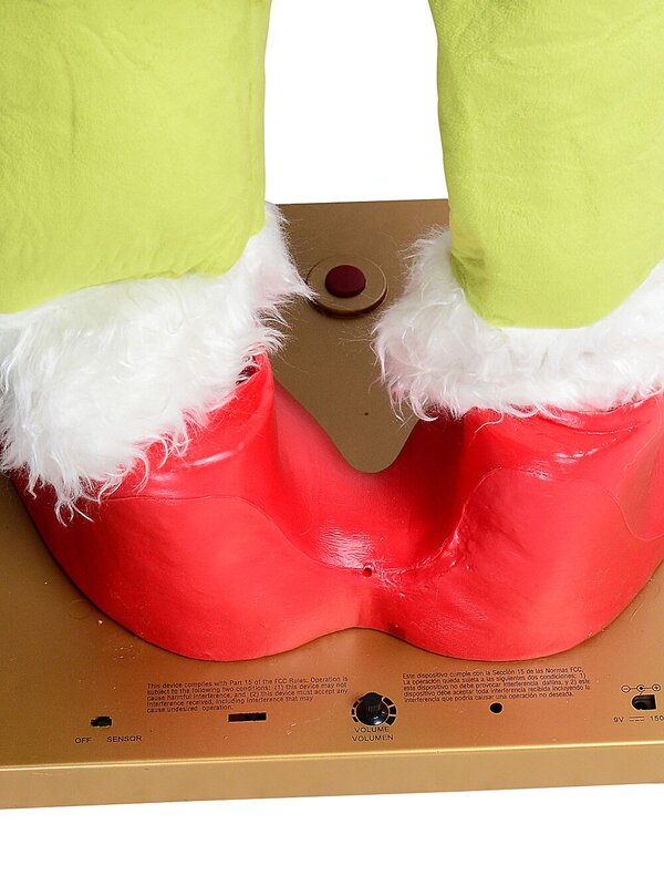 Mr Grinch Life Size Hip Swinging, Talking & Singing Christmas Animation - 1.7m — image 6