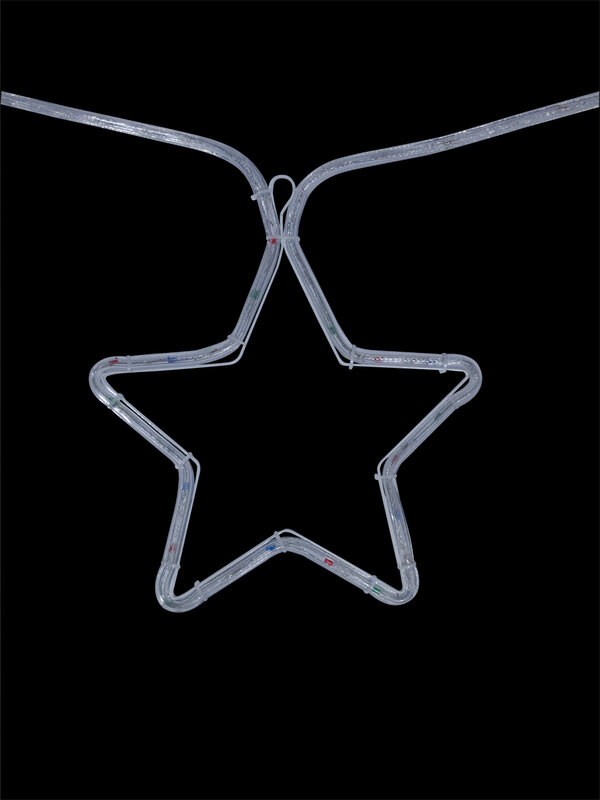 Multi Colour LED Star Chain Rope Light Silhouette - 3m — image 4
