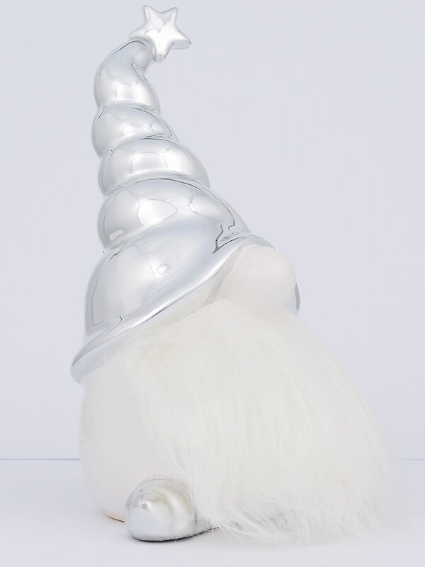 Nisse Santa With Glorious Beard Ceramic Christmas Ornament - 17cm — image 2