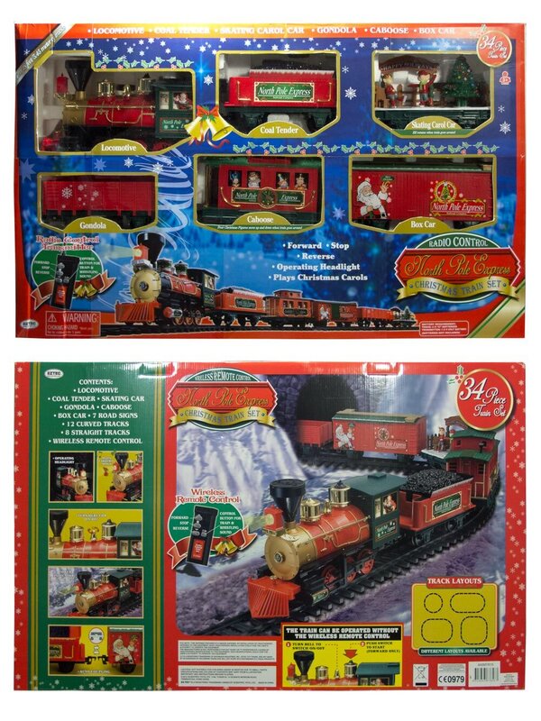North Pole Express Train Set - 34 Piece