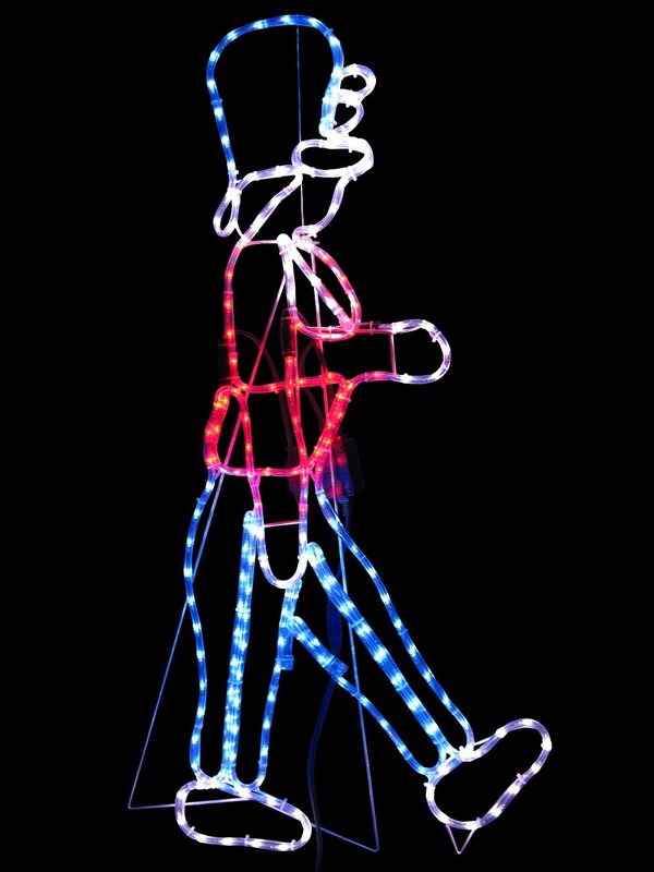 Nutcracker Soldier LED Rope Light Silhouette - 1.2m — image 2