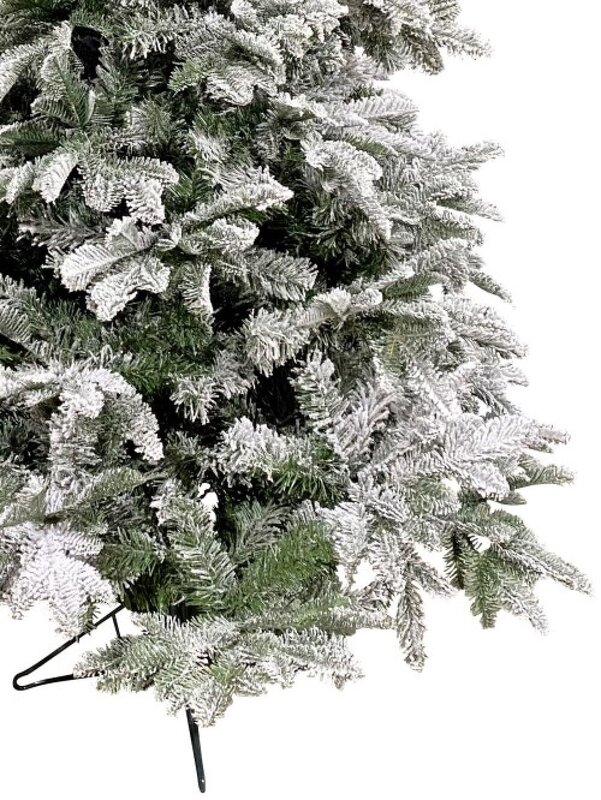 Perisher Snow Moderately Flocked Green Christmas Tree With 764 Tips - 1.8m — image 4