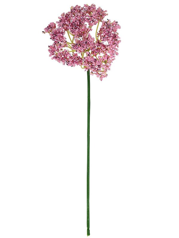 Pink Moon Carrot Inspired Christmas Flower Head Long Stem - 13cm Wide — image 2