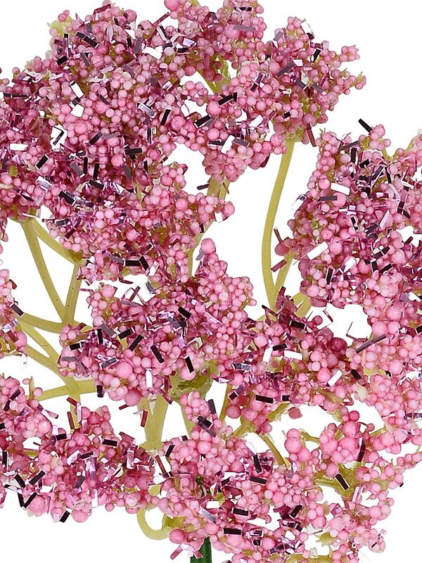 Pink Moon Carrot Inspired Christmas Flower Head Long Stem - 13cm Wide — image 3