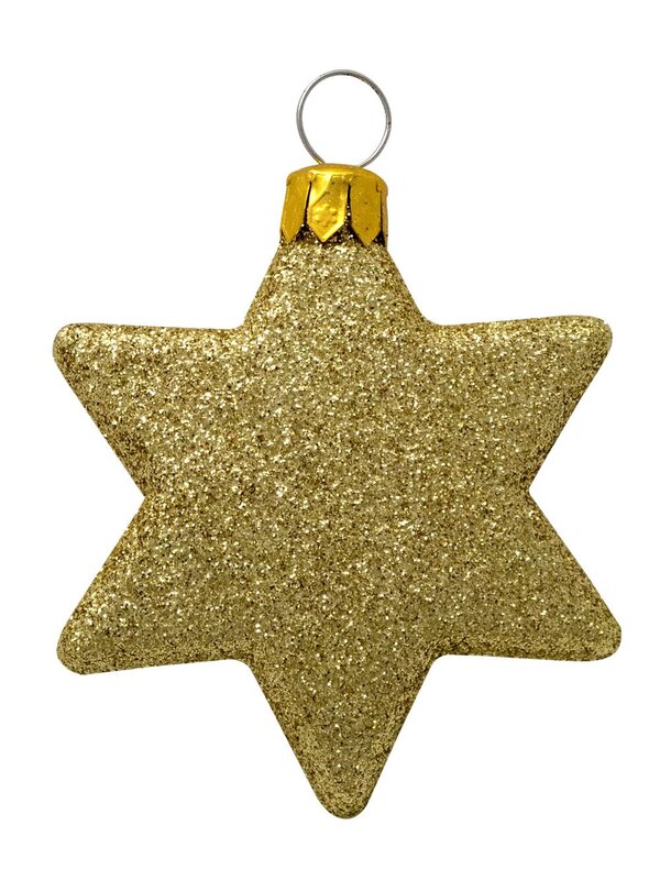 Red Emerald & Gold Bauble & Star Decorations - 34 x 60mm Bauble & 16 x 65mm Star — image 8