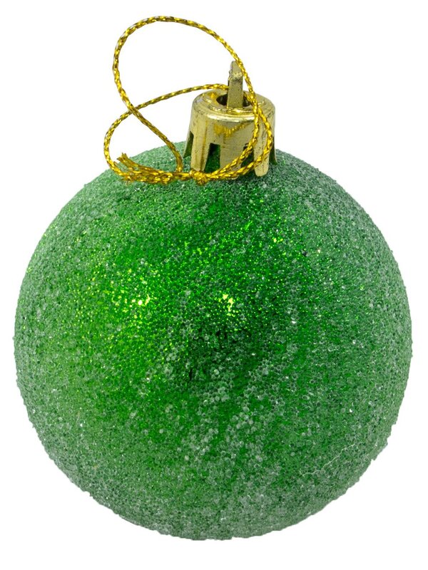 Red & Green Baubles With Assorted Patterns - 9 x 60mm — image 5