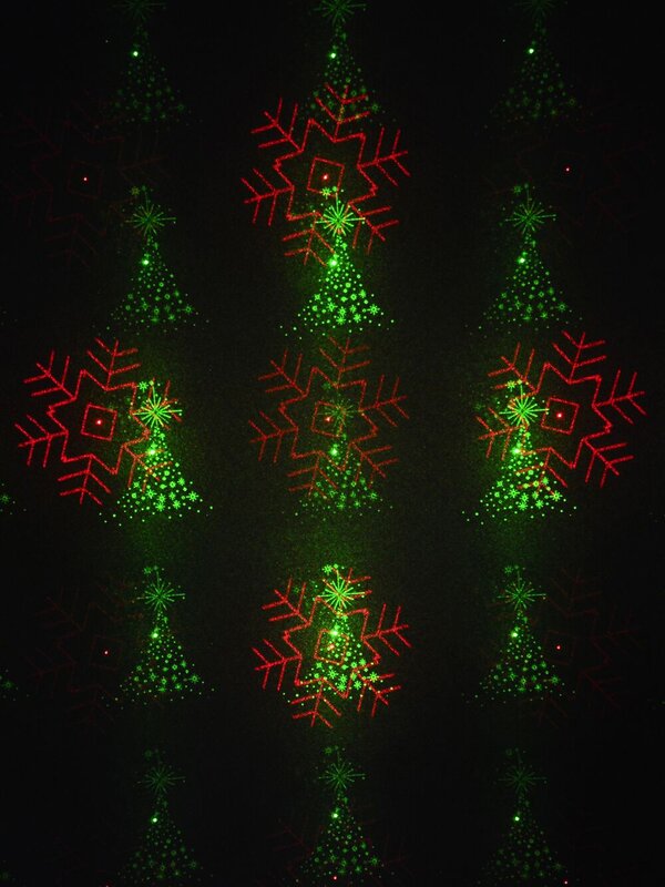 Red & Green Laser Light with 16 Images