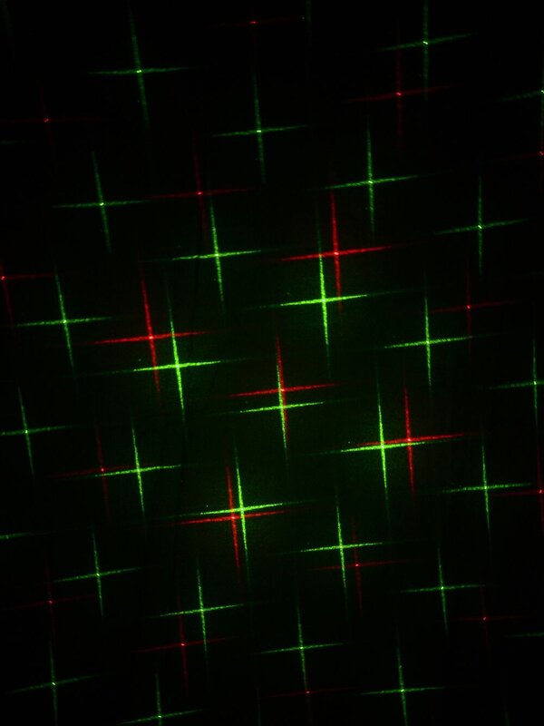 Red & Green Laser Light with Christmas & Halloween Patterns