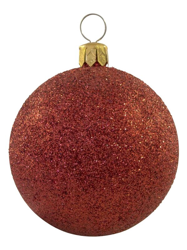 Ruby, Emerald & Gold Assorted Baubles - 8 x 60mm & 14 x 40mm — image 6