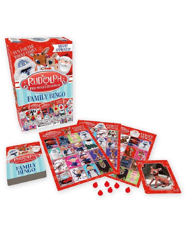 Rudolph The Red Nosed Reindeer Family Bingo Christmas Game - 2 to 18 Players — image 2