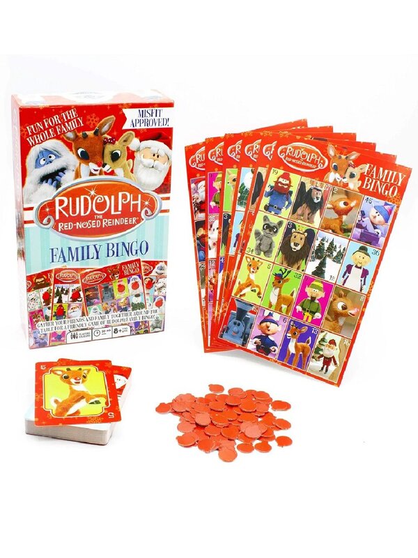 Rudolph The Red Nosed Reindeer Family Bingo Christmas Game - 2 to 18 Players — image 4
